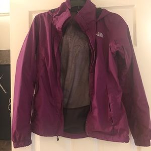 The North Face Women’s Purple HyVent Rain Jacket